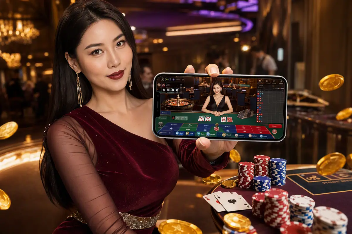 taxi66 Casino meja baccarat dealer langsung